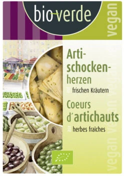 Bio-verde Artischockenherzen, 150 Gr Schale