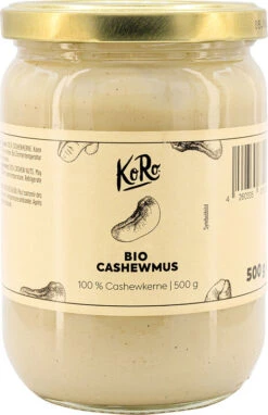 KoRo Cashewmus, 500 G Glas