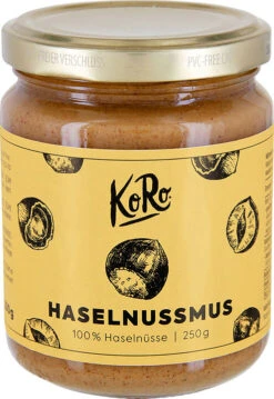 KoRo Haselnussmus, 250 G Glas