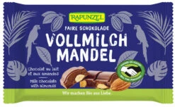 Rapunzel Vollmilch Schokolade Mit Ganzen Mandeln H