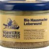 Vorwerk Podemu Bio Hausmacher Leberwurst, 170 Gr Glas -Deutschland Essen Verkäufe 2024 4260055375102