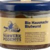 Vorwerk Podemu Bio Hausmacher Blutwurst, 170 Gr Glas -Deutschland Essen Verkäufe 2024 4260055375300