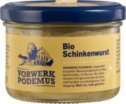 Vorwerk Podemu Bio Hausmacher Schinkenwurst, 170 Gr Glas