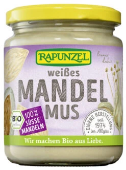 Rapunzel Weißes Mandelmus, 250 Gr Glas