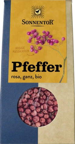 Sonnentor Pfeffer Rosa, Ganz, 20 Gr Packung