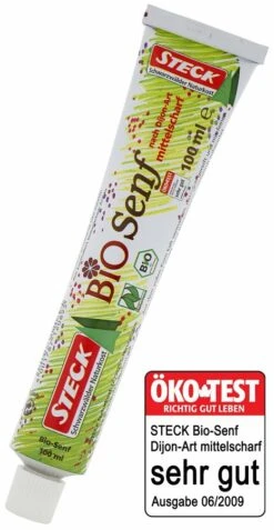 Steck Senf Mittelscharf, 100 Ml Tube