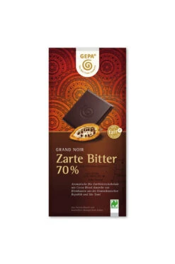 Gepa Grand Noir Zartbitter 70%, 100 Gr Stück