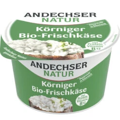 Andechser Natur Körniger Frischkäse, 200 G Becher