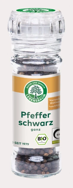 Lebensb Pfeffer Schwarz, Ganz, 45 Gr Glas