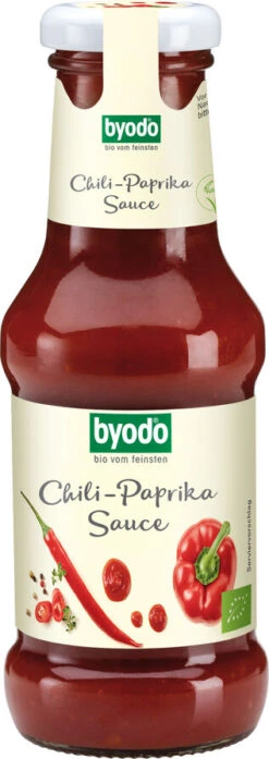 Byodo Chili-Paprika Sauce, 250 Ml Flasche