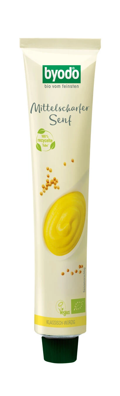 Byodo Mittelscharfer Senf, 100 Ml Tube 1 Byodo Mittelscharfer Senf, 100 Ml Tube