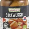 Königshofer Bockwürste, 4 Stück, 550 Gr Glas (260 Gr) -Deutschland Essen Verkäufe 2024 561486