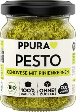 PPURA Pesto Genovese Mit Pinienkernen, 120 Gr Glas