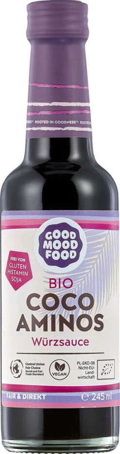 Goodmoodfood Coco Aminos Würzsauce, 245 Ml Flasche