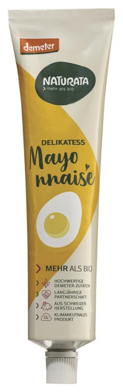 Naturata Delikatess Mayonnaise Mit Ei, 185 Ml Tube