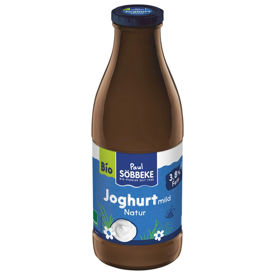 Söbbeke Joghurt Natur 3,8%, 1 Ltr Flasche 1 Söbbeke Joghurt Natur 3,8%, 1 Ltr Flasche