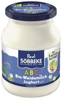 Söbbeke ABC-Joghurt Aktiv Natur, 500 G Glas