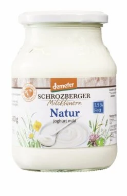Schrozberger Milchbauern Naturjoghurt Mild, 500 G