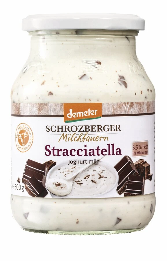 Schrozberger Milchbauern Joghurt Stracciatella, 50 1 Schrozberger Milchbauern Joghurt Stracciatella, 50