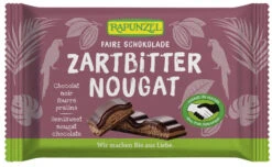 Rapunzel Zartbitter Nougat Schokolade HIH, 100 Gr