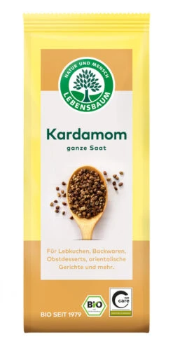Lebensb Kardamom, Ganz, 50 Gr Beutel