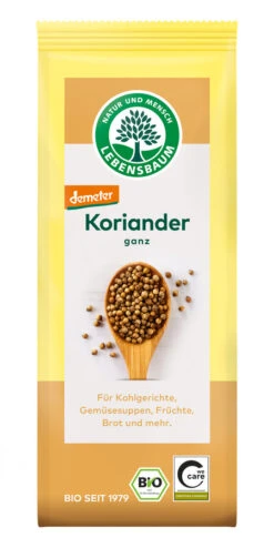 Lebensb Koriander, Ganz, 30 Gr Packung