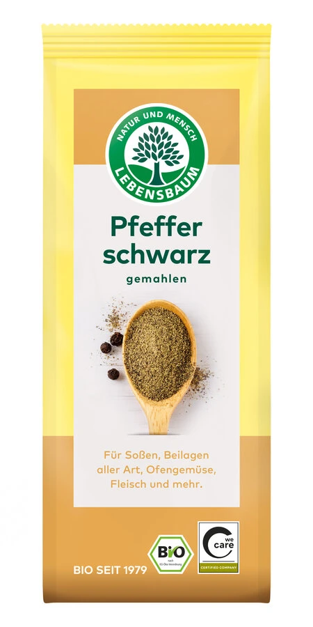 Lebensb Pfeffer Schwarz, Gemahlen, 50 Gr Packung 1 Lebensb Pfeffer Schwarz, Gemahlen, 50 Gr Packung