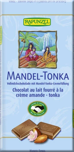 Rapunzel Vollmilch Schokolade Mandel-Tonka HIH, 10