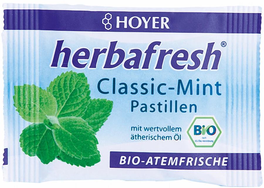 Hoyer Herbafresh Classic-Mint Atemfrisch-Pastillen 1 Hoyer Herbafresh Classic-Mint Atemfrisch-Pastillen