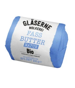 Gläserne Molkerei Fassbutter Sauerrahm Natur, 250